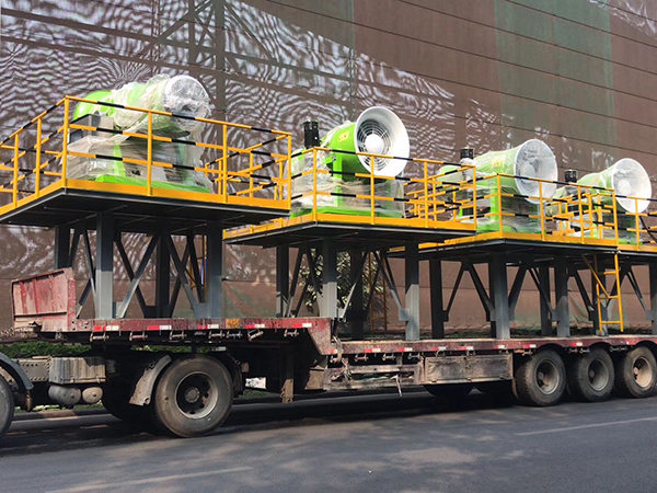 沙場和混凝土攪拌場